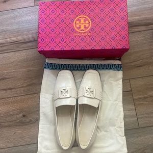 Tory Burch Georgia Loafer Soft Croco Emboss (cream)